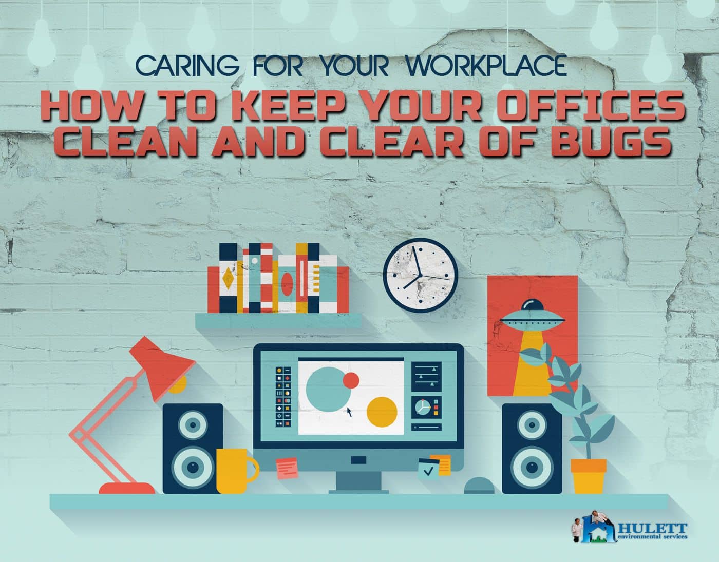 A graphic how to keep your office or workspace clear of pests.